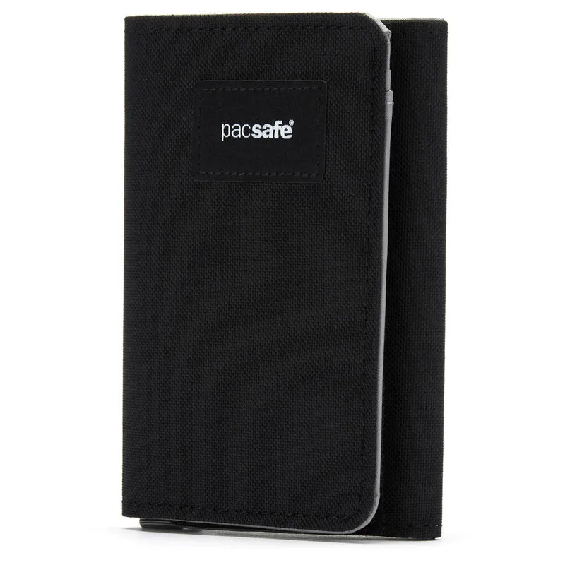 pacsafe RFIDsafe Trifold Wallet - Cartera 6 cc 11.5 cm (jet black)