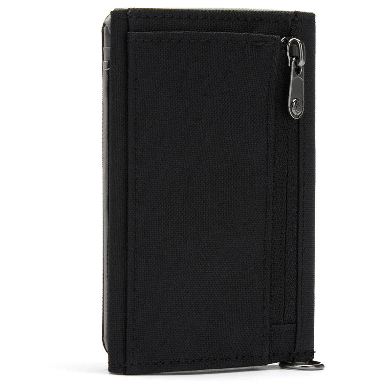pacsafe RFIDsafe Trifold Wallet - Cartera 6 cc 11.5 cm (jet black)