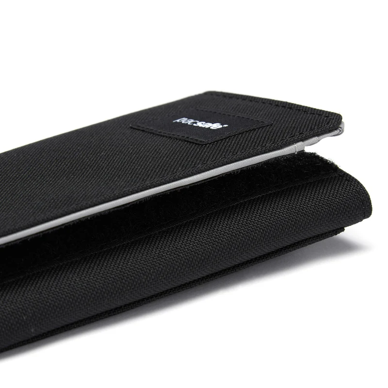 pacsafe RFIDsafe Trifold Wallet - Cartera 6 cc 11.5 cm (jet black)