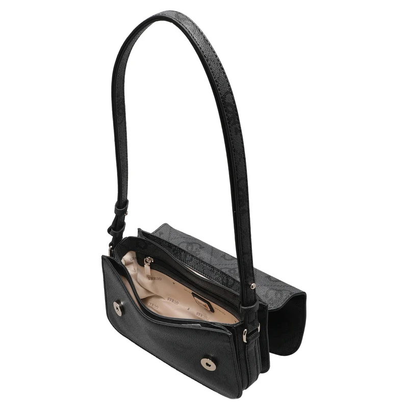 Guess Janie Logo - Bolso bandolera 21 cm (coal logo)