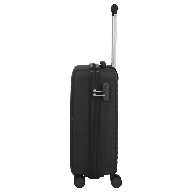 Travelite Pacific - Trolley de cabina con 4 ruedas S 55 cm (black)