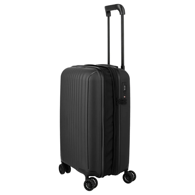 Travelite Skymate - Trolley de cabina con 4 ruedas S 55 cm erw. (schwarz)