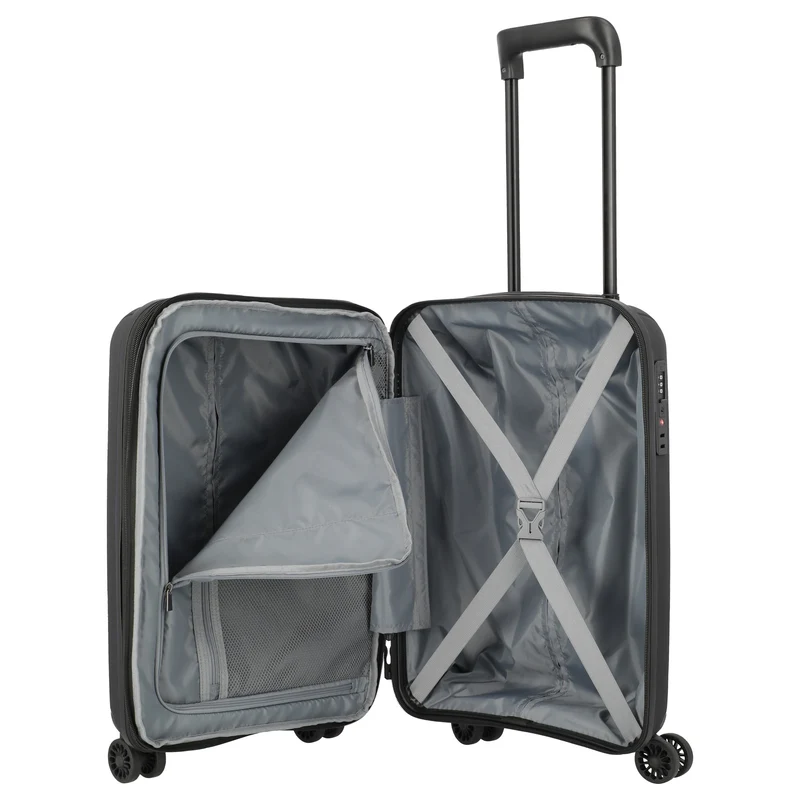 Travelite Skymate - Trolley de cabina con 4 ruedas S 55 cm erw. (schwarz)