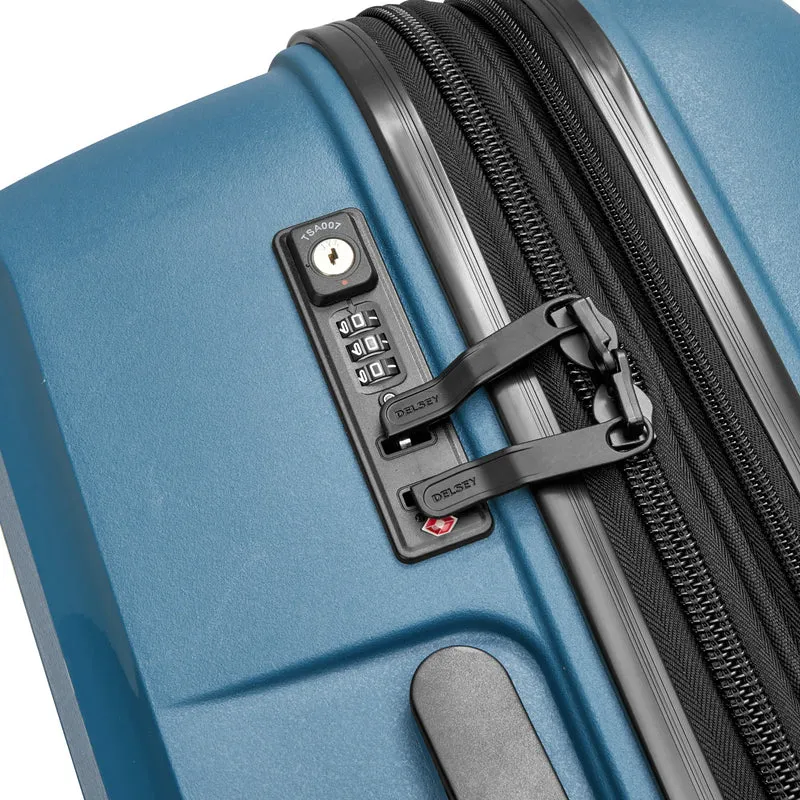 Delsey Paris Belmont Plus - Trolley de 4 ruedas 76 cm expandible (blau)