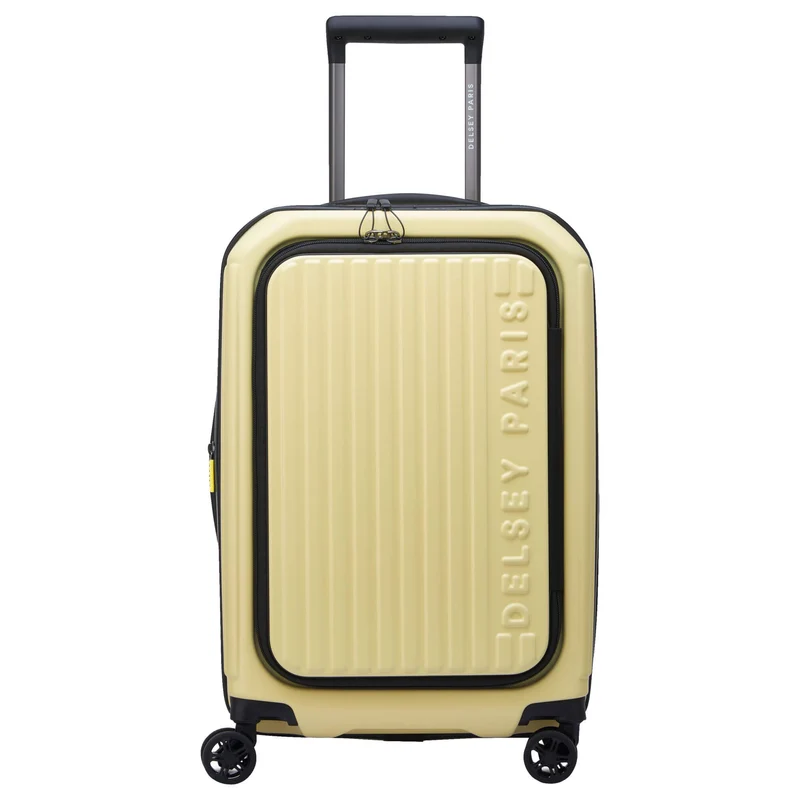 Delsey Paris Securitime - Trolley de cabina S 4 ruedas 55 cm expandible (blassgelb)