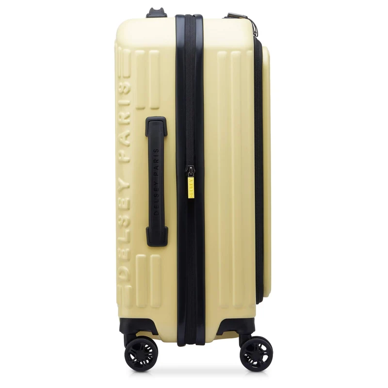 Delsey Paris Securitime - Trolley de cabina S 4 ruedas 55 cm expandible (blassgelb)