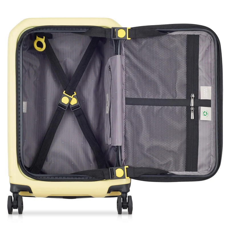 Delsey Paris Securitime - Trolley de cabina S 4 ruedas 55 cm expandible (blassgelb)