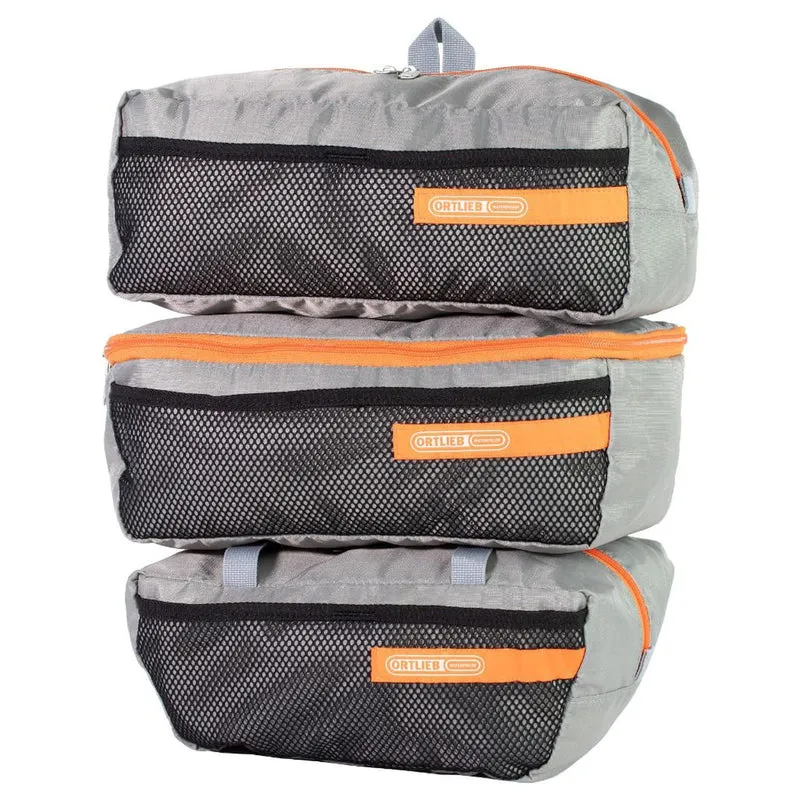 Ortlieb Packing Cubes Organizer - Bolsa de bicicleta 40 cm (grey)