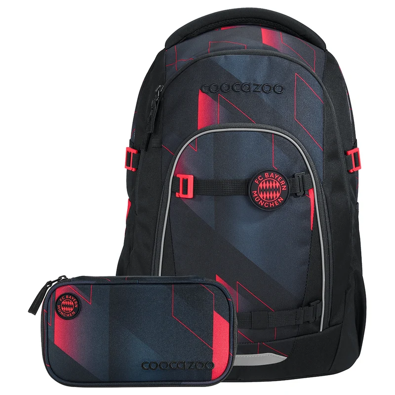 Coocazoo Mate - Set de mochila escolar 2 piezas FC Bayern Stern des Südens "Limited Edition" 48 cm (FCB)