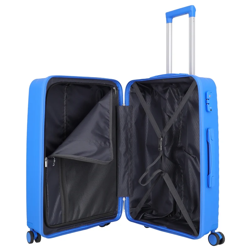 Travelite Pacific - Trolley de 4 ruedas M 67 cm (blue)