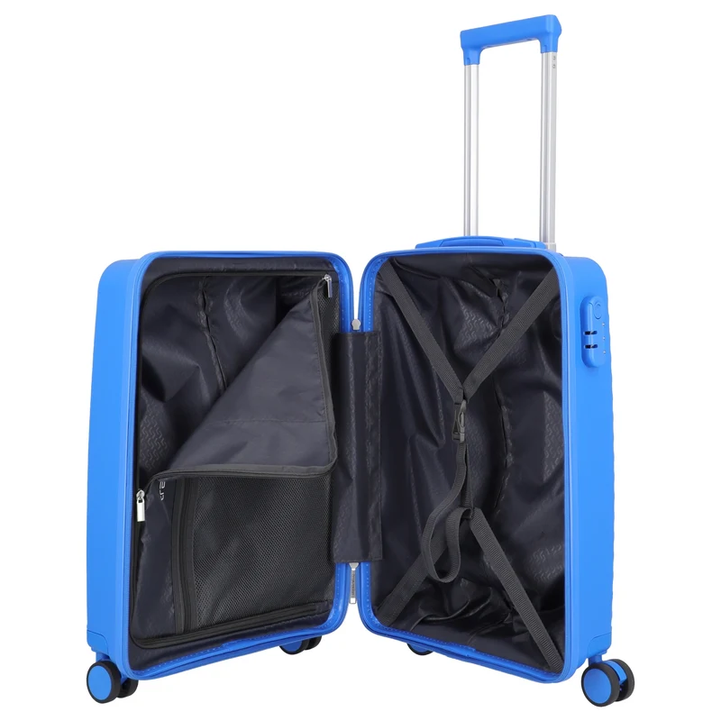 Travelite Pacific - Trolley de cabina con 4 ruedas S 55 cm (blue)