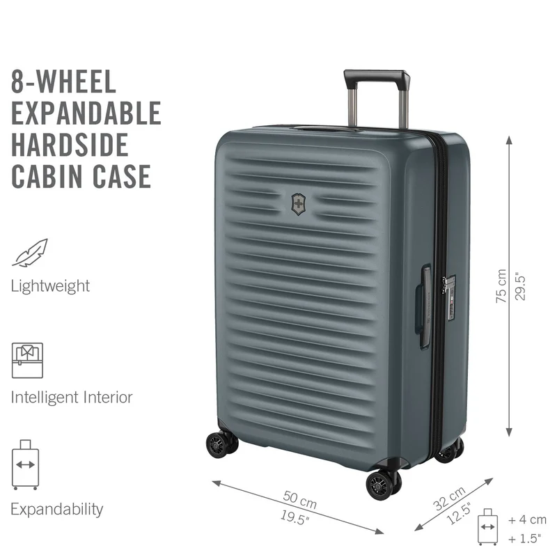 Victorinox Airox Advanced - Trolley de 4 ruedas L 75 cm expandible (storm)