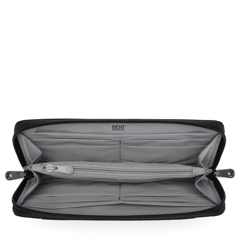 pacsafe RFIDsafe Continental Wallet - Monedero 20 cm (color: negro azabache)