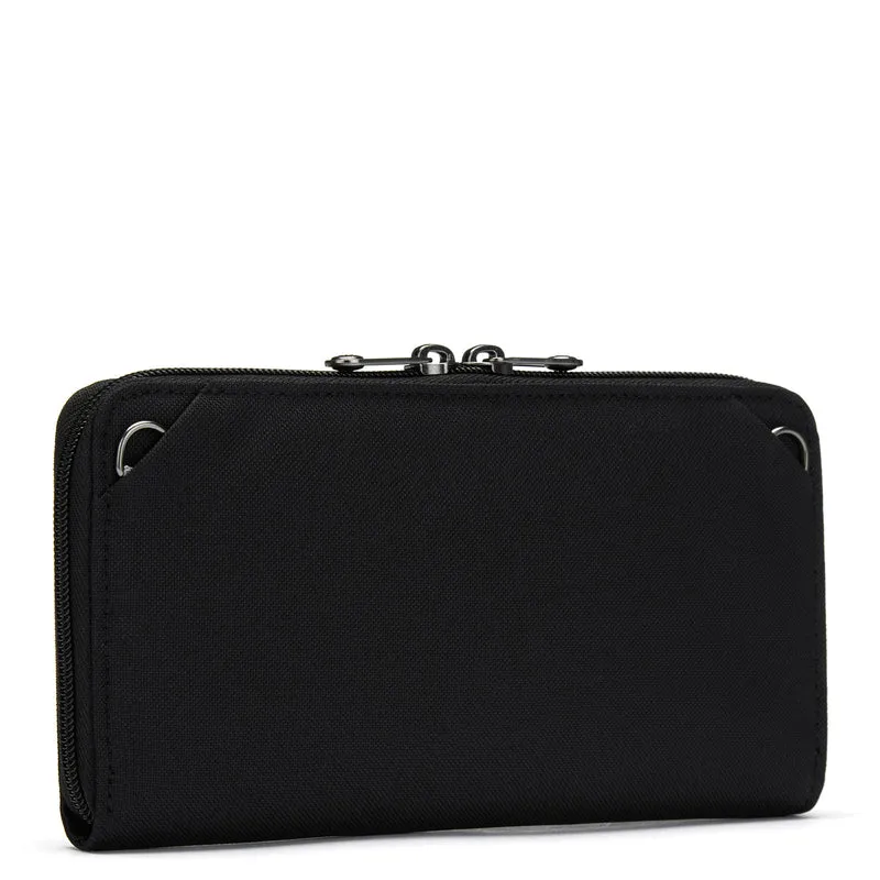 pacsafe RFIDsafe Continental Wallet - Monedero 20 cm (color: negro azabache)