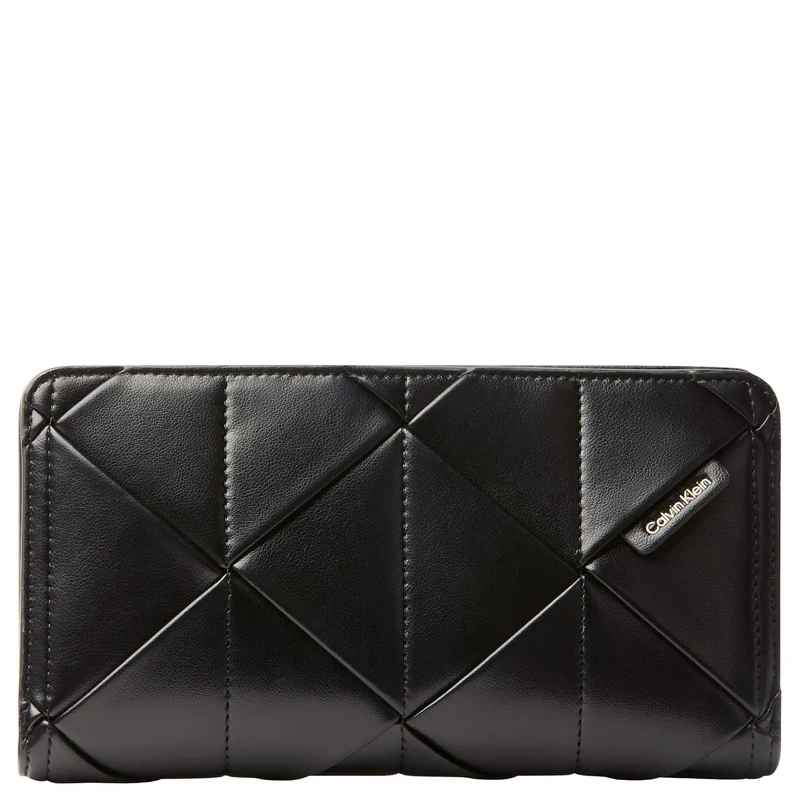Calvin Klein Woven - Cartera 8cc (black)