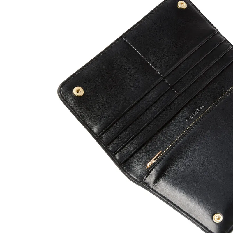 Calvin Klein Woven - Cartera 8cc (black)