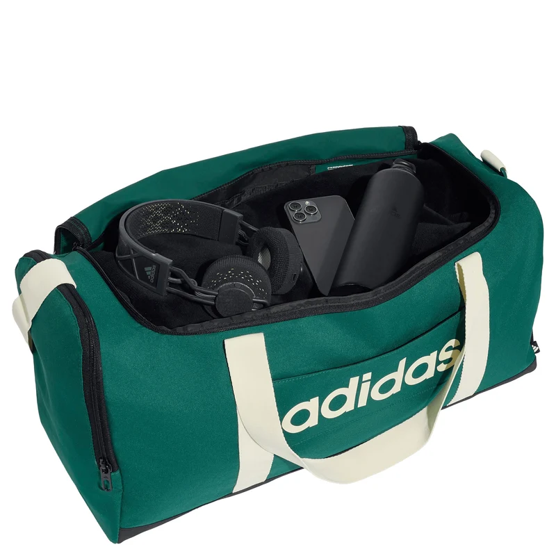 adidas Linear - Bolsa deportiva M 56 cm (collegiate green/ivory)