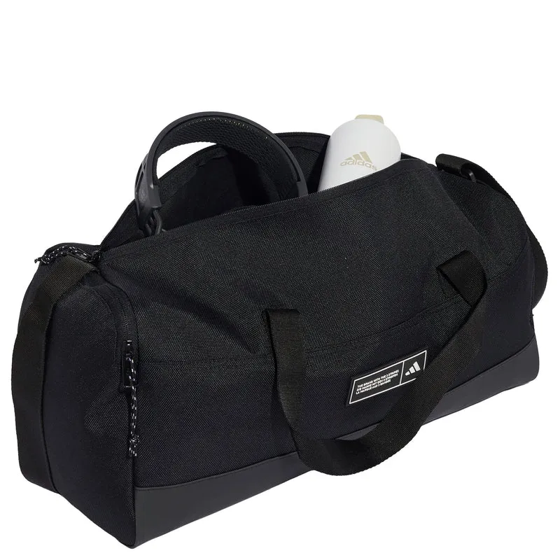 adidas 3 Stripes Duffel Bag Small - Bolsa de fin de semana (black)