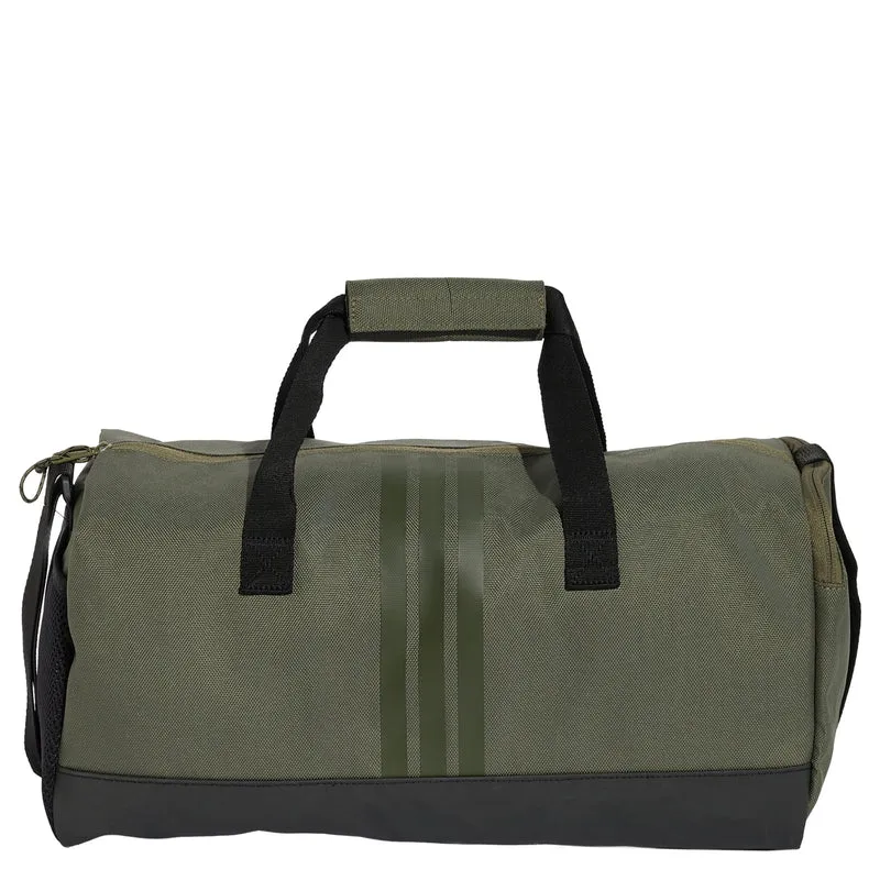 adidas 3 Stripes Duffel Bag Small - Bolsa de fin de semana (olive strata/black)