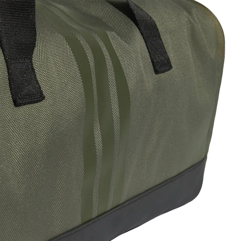adidas 3 Stripes Duffel Bag Small - Bolsa de fin de semana (olive strata/black)