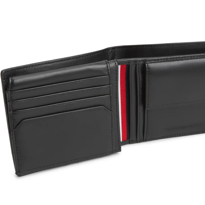 Tommy Hilfiger Central - Cartera 11cc 11.5 cm (black)