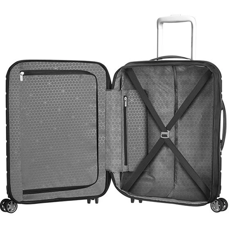 Samsonite Flux 4-Rollen-Kabinentrolley 55 cm expandible (black)