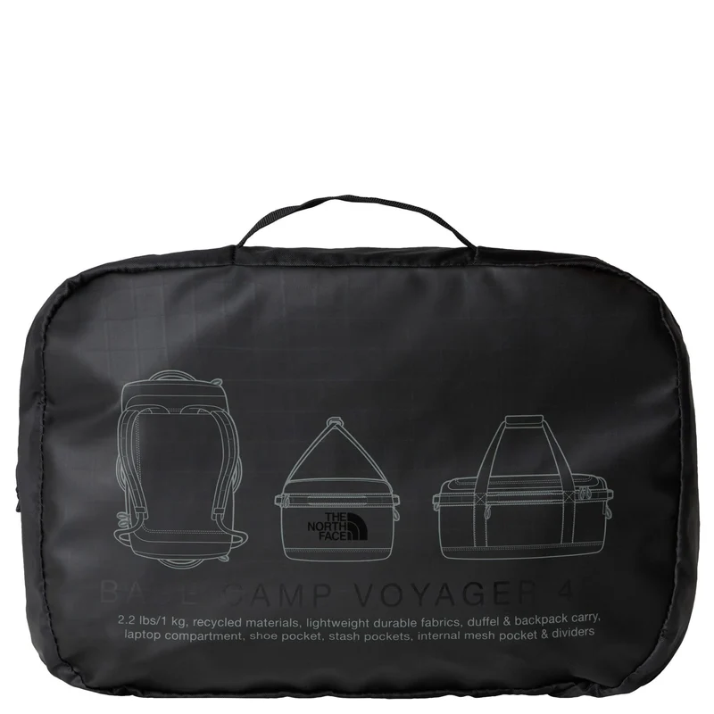 The North Face Base Camp Voyager Duffel 42 - Bolsa de viaje 58 cm (tnf black/asphalt grey)
