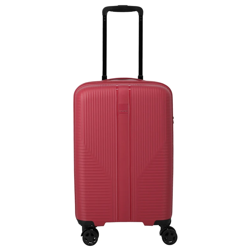 Travelite Air Stripe - Set de trolley con 4 ruedas 3 piezas ampliable L/M/S (Slim) (red)