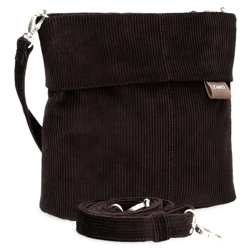 zwei Mademoiselle M8 - Bolso de hombro 25 cm (cord-espresso)