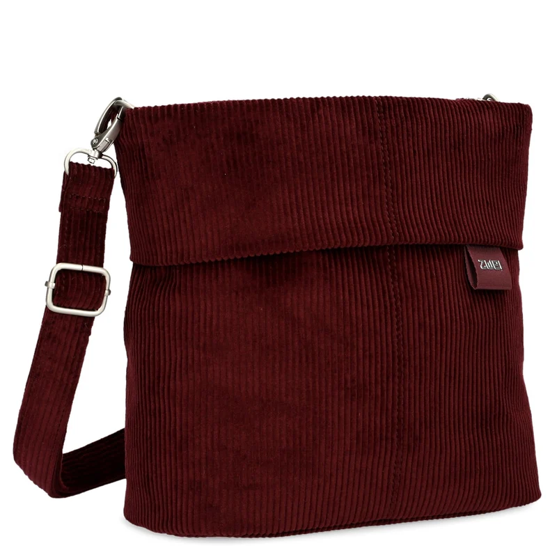zwei Mademoiselle M8 - Bolso de hombro 25 cm (cord-bordeaux)