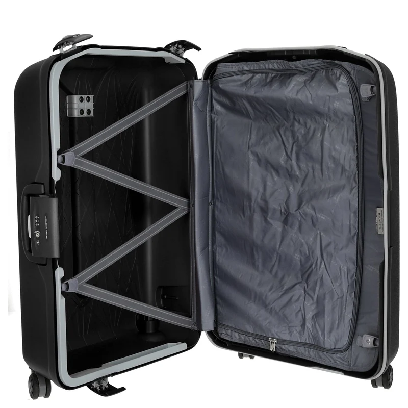 Roncato Light - Set de trolley con 4 ruedas 2 piezas M/L (nero)
