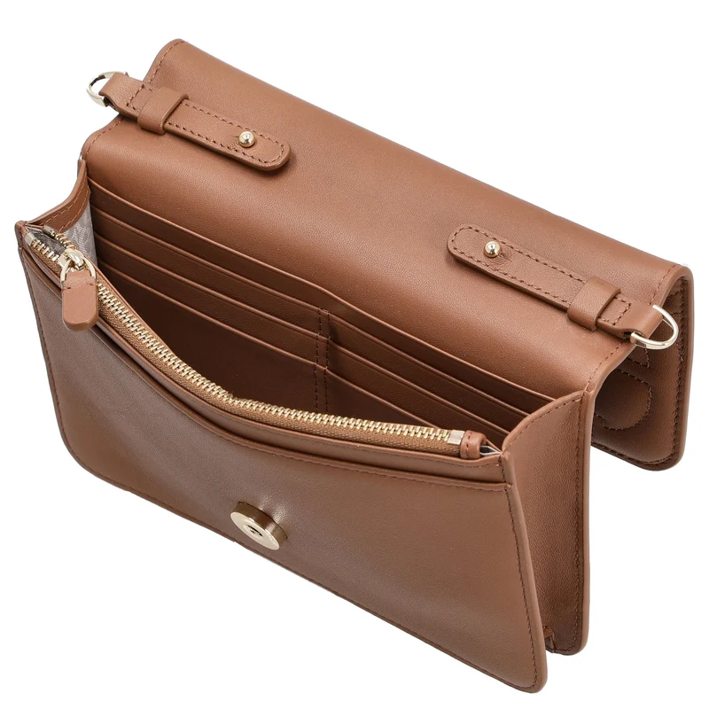 Aigner Wallet On Chain - Bolso bandolera 6cc 19 cm (demi brown)