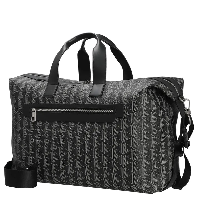 Lacoste The Blend - Bolsa de viaje 15" 50 cm (monogram noir gris)