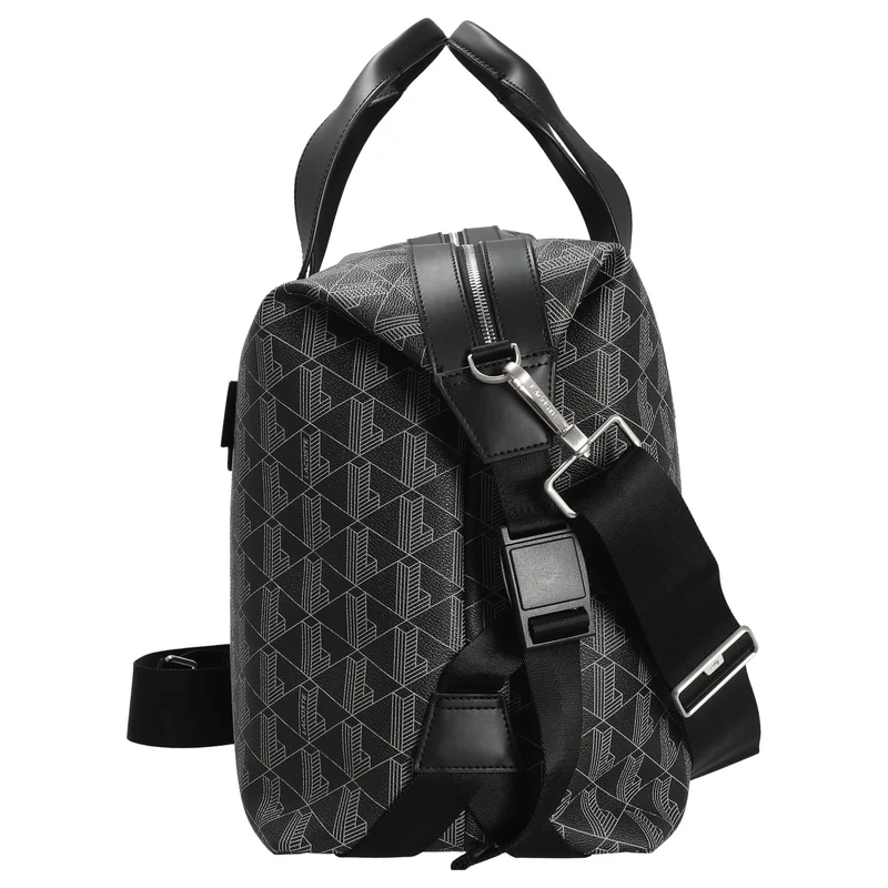 Lacoste The Blend - Bolsa de viaje 15" 50 cm (monogram noir gris)