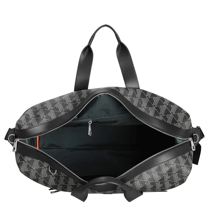 Lacoste The Blend - Bolsa de viaje 15" 50 cm (monogram noir gris)