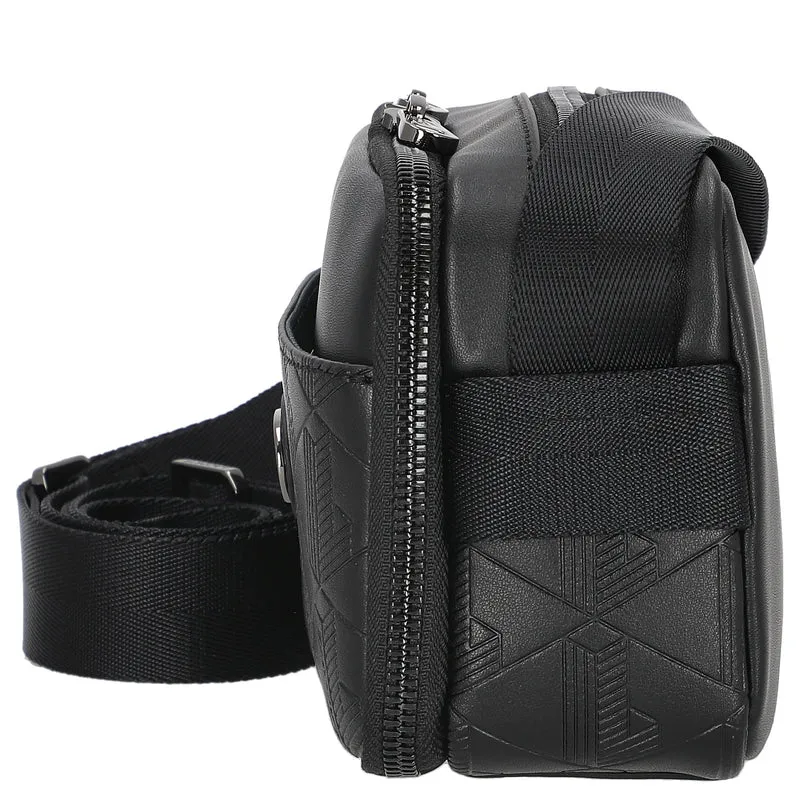 Lacoste Monogramm - Bolso bandolera 24 cm (black)