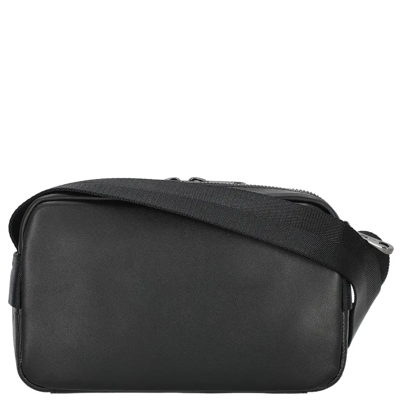 Lacoste Monogramm - Bolso bandolera 24 cm (black)