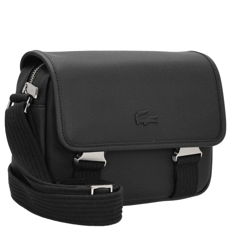Lacoste Men's Classic - Bandolera 22.5 cm (noir)