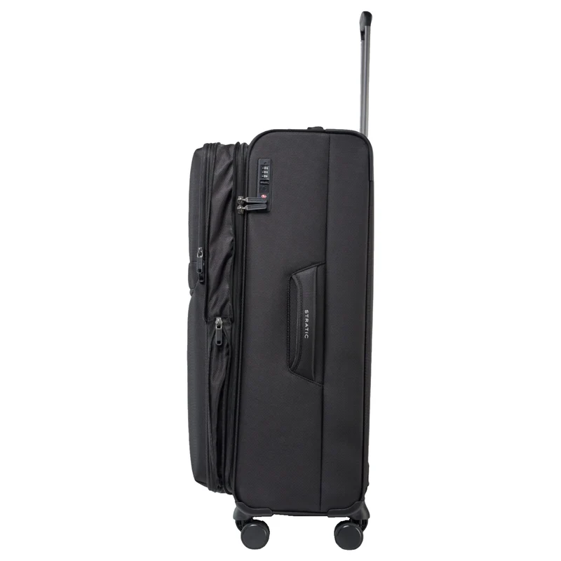 Stratic Lite - Trolley de 4 ruedas 78 cm expandible (black)