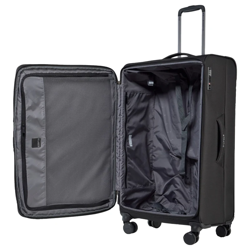 Stratic Lite - Trolley de 4 ruedas 78 cm expandible (black)