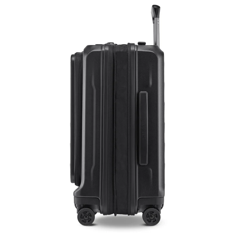 Stratic Phoenix ML - Trolley de cabina con 4 ruedas y bolsillo frontal 55 cm expandible (black)