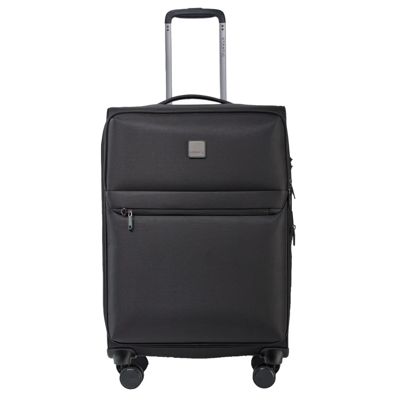 Stratic Lite - Trolley de 4 ruedas 65 cm expandible (black)