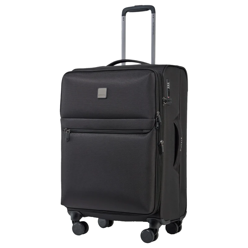 Stratic Lite - Trolley de 4 ruedas 65 cm expandible (black)
