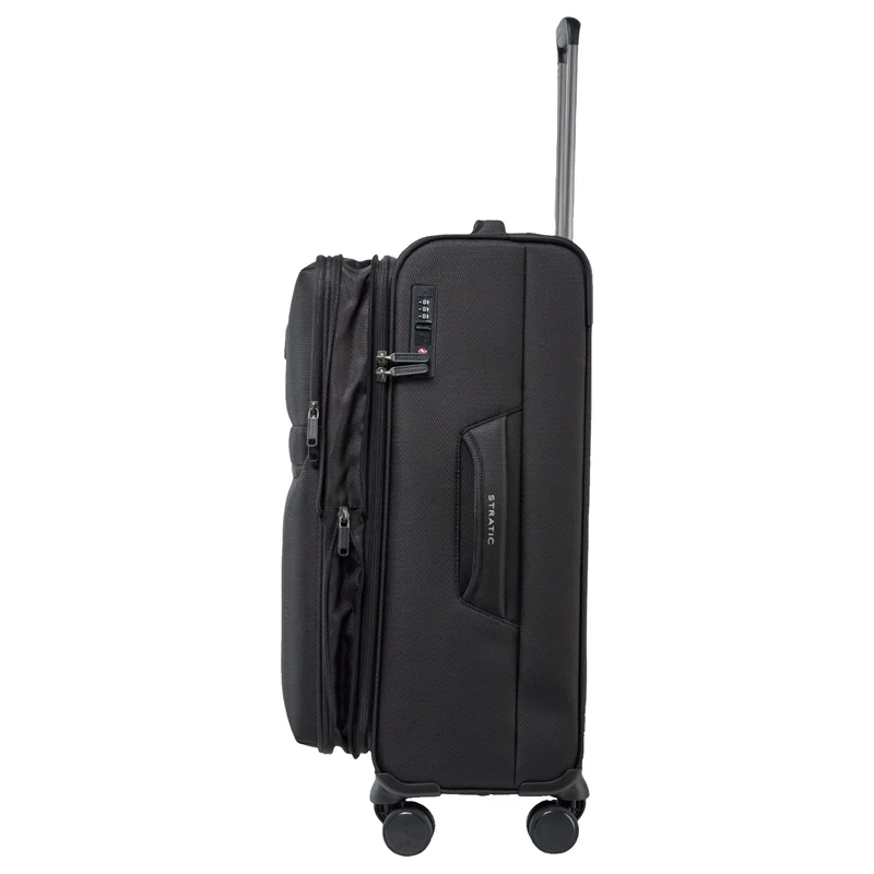 Stratic Lite - Trolley de 4 ruedas 65 cm expandible (black)