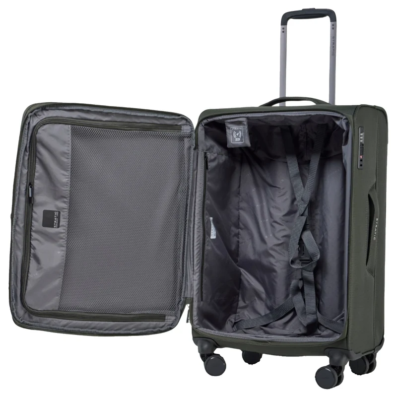 Stratic Lite - Trolley de 4 ruedas 65 cm expandible (dark green)