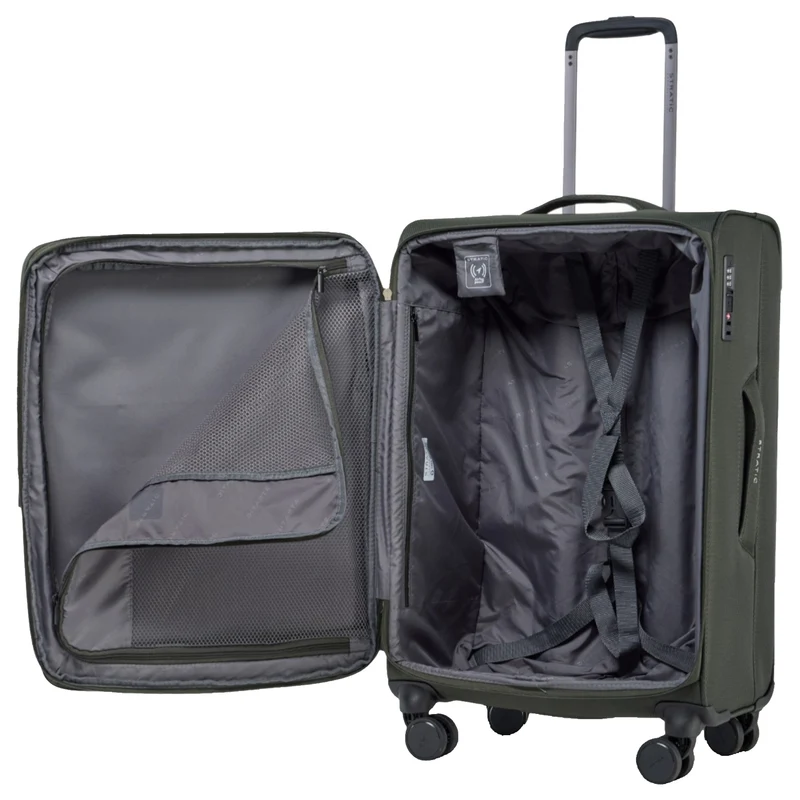 Stratic Lite - Trolley de 4 ruedas 65 cm expandible (dark green)
