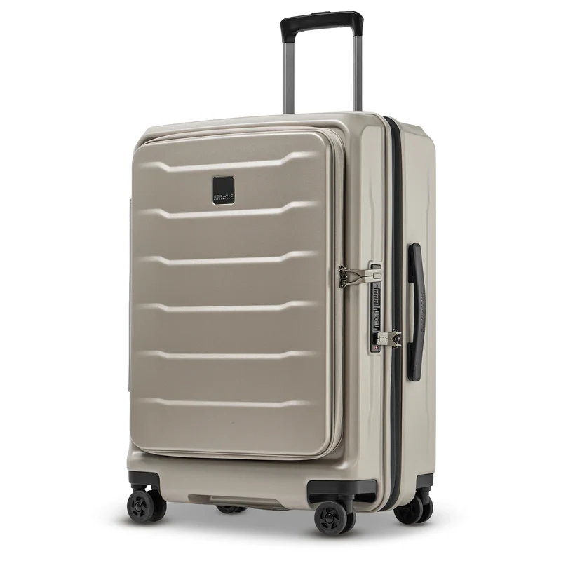 Stratic Phoenix ML - Trolley de 4 ruedas con bolsillo delantero 65 cm erw. (champagne)