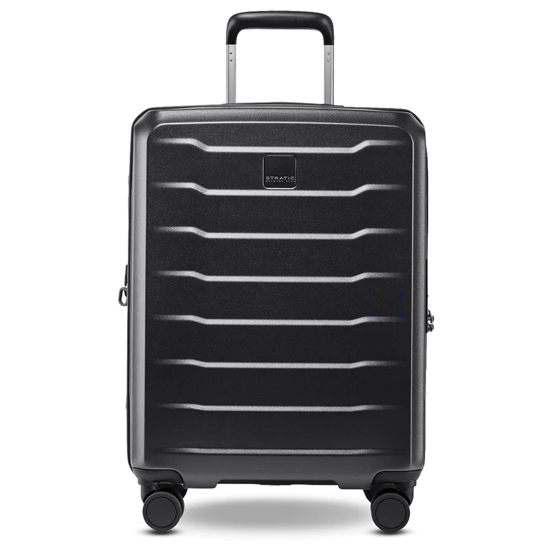 Stratic Phoenix SL - Trolley de cabina de 4 ruedas 55 cm expandible (black)