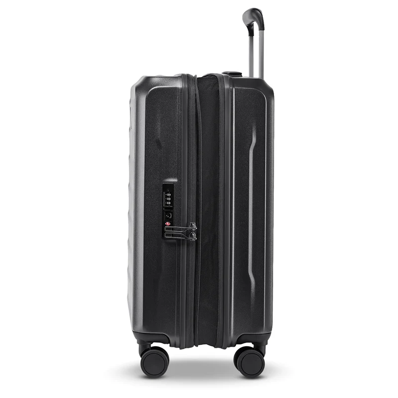 Stratic Phoenix SL - Trolley de cabina de 4 ruedas 55 cm expandible (black)