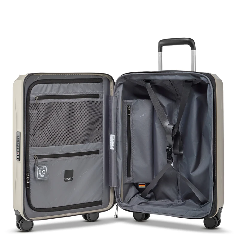 Stratic Phoenix SL - Trolley de cabina con 4 ruedas 55 cm expandible (champagne)